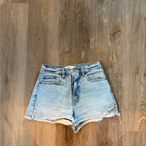 Abercrombie & Fitch Light Blue Jean Shorts